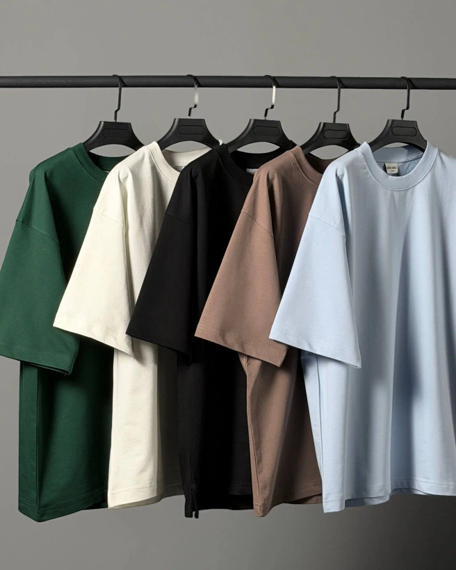 تیشرت بیسیک مردانه قهوه ای موکا