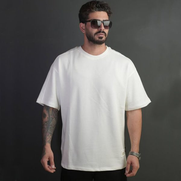 تیشرت بیسیک مردانه سفید